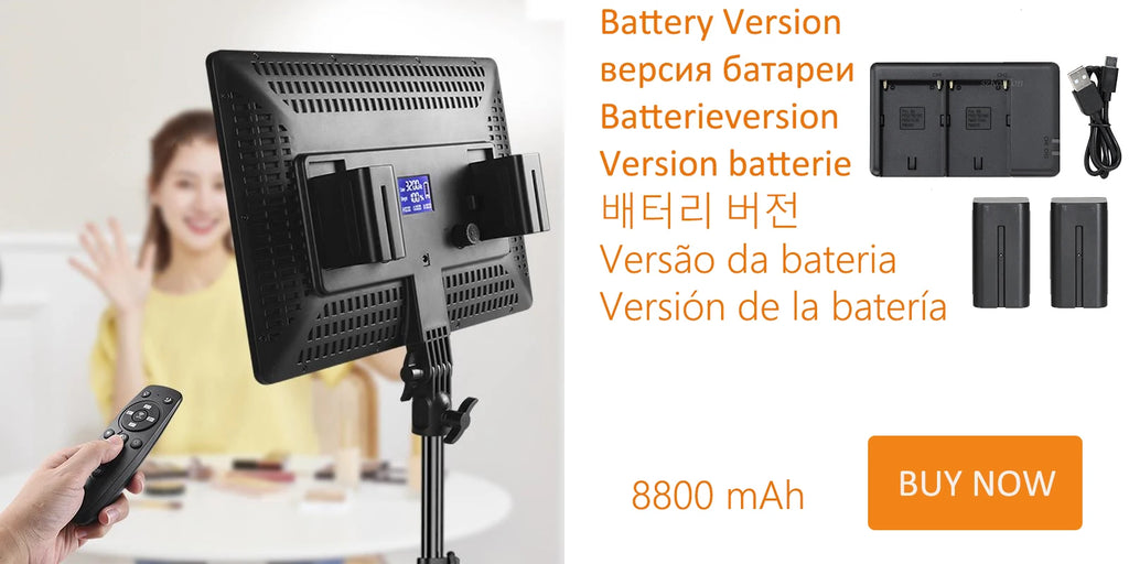 14inch 10inch LED Video Light Panel EU Plug 3200K-6000K Photography Lighting Remote Control For Live Streaming Photo Studio Lamp