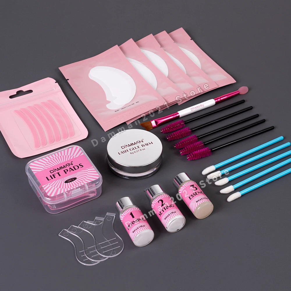 Damman Professional Lash Lifting Kit Eyelash Curling Lifting Set Long Lasting Lash Lift Perm Kit Makeup Tools For Salon Use