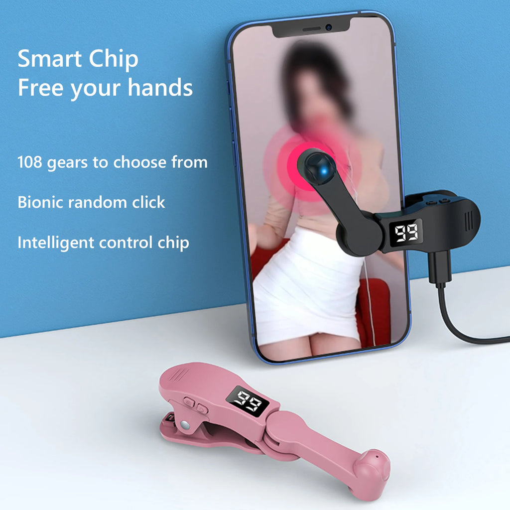 Digital Auto Screen Clicker Game Screen Touch Tripods Tapper USB Auto Clicker Device for Smart Phone Gaming Shopping Giving Like