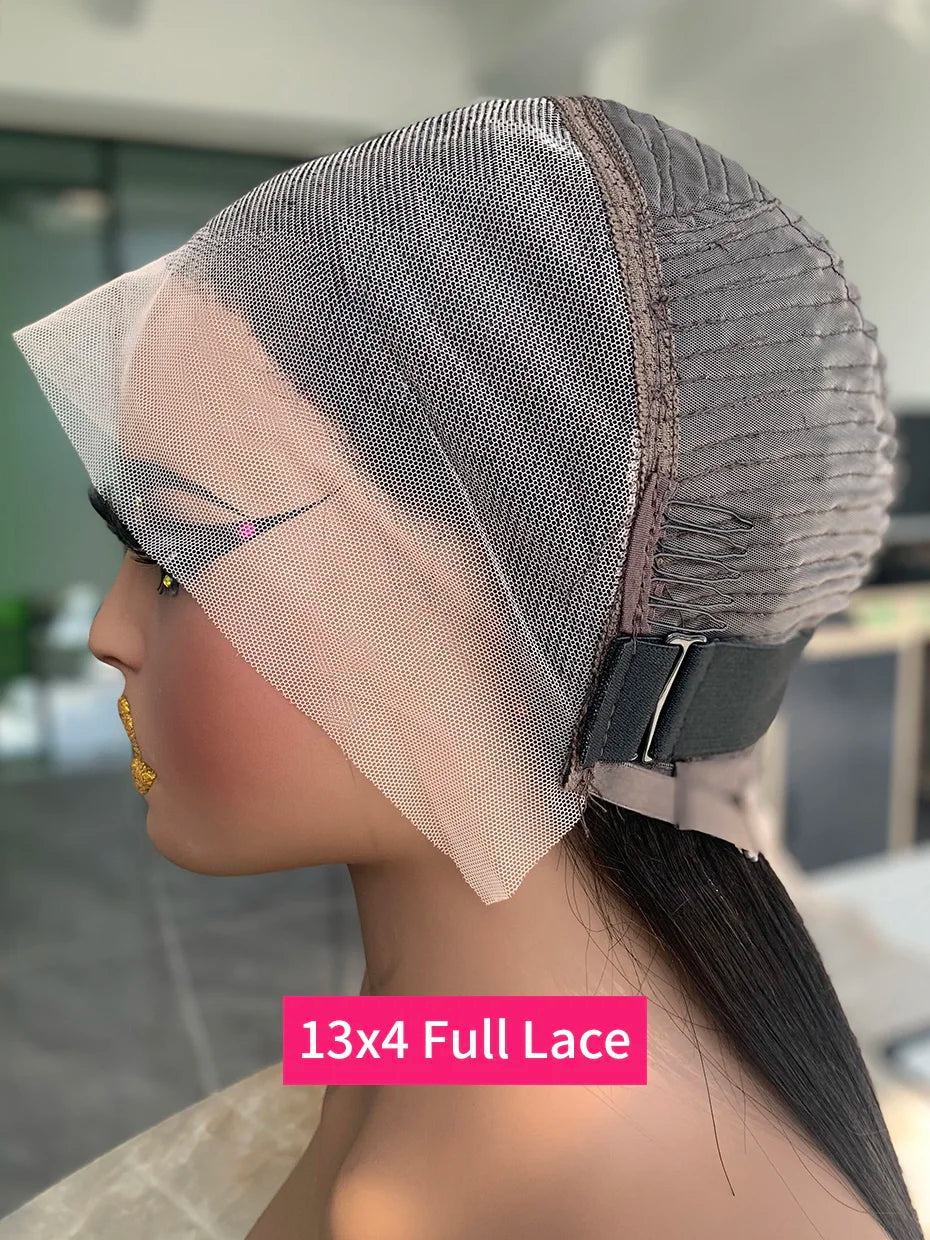 5x5 13x4 13x6 Bone Straight Bob Short Wigs Half Lace Front Wig Human Hair Vietnamese Raw Human Hair Lace Frontal Wig 250 Density