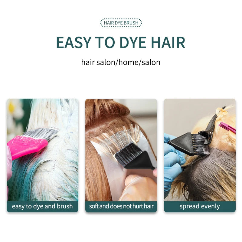 Professional Hair Coloring Brushes Combs Salon Hair Dye Tools Hair Dye Brush Hair Coloring Applicator Barber Styling Accessories