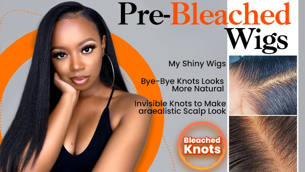 Glueless Invisible Strap Snug Fit 360 Full Lace Human Hair Wigs 7x5 Lace Closure Wig 250% Inspired Layers With Curtain Bang Wig