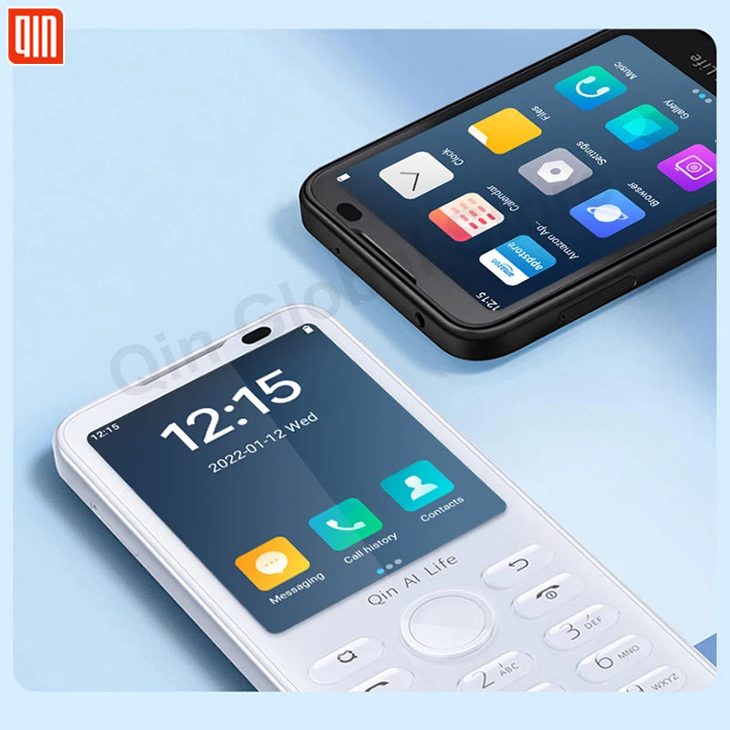 Qin F21 Pro Smart Touch Screen Phone Wifi 2.8 Inch 3GB 32GB Bluetooth 5.0 Duoqin Global Version 2120mAh Android Play Store Phone