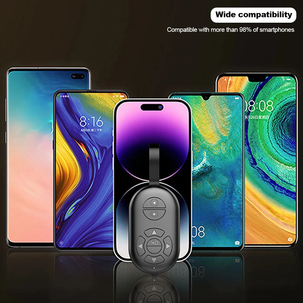 Portable Wireless Bluetooth Button Self Timer Video Remote Control For Android Ios Xiaomi HUAWEI Mobile Tik Tok Page Turner