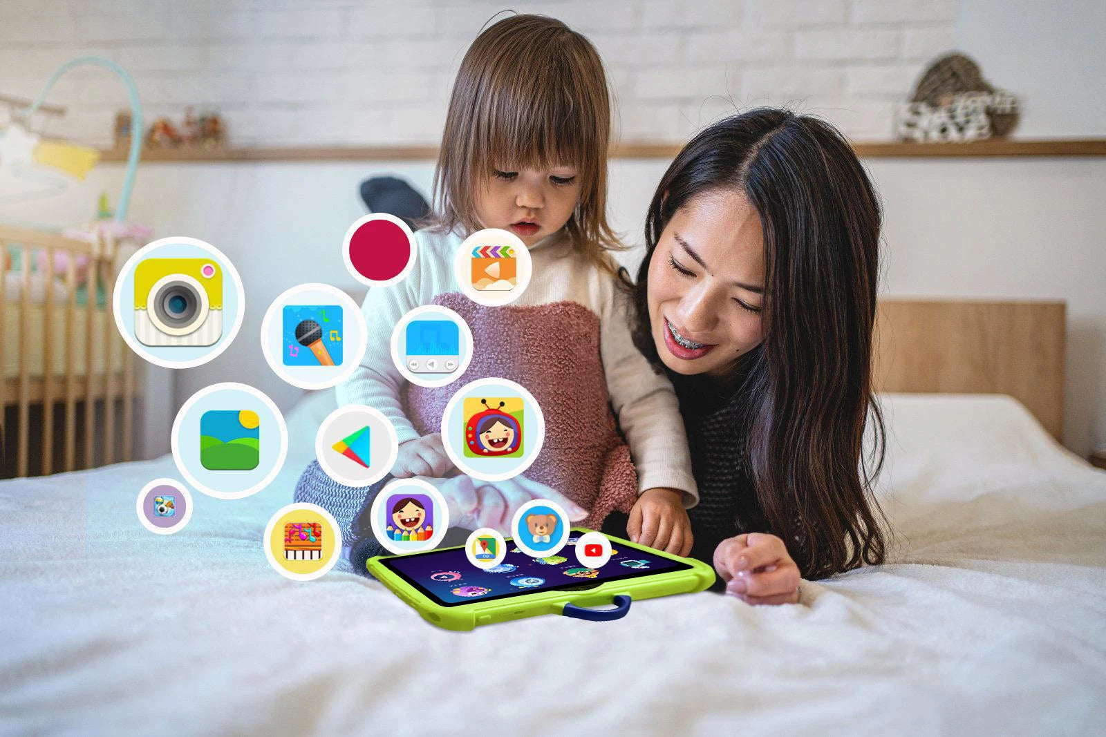 New 7 Inch WiFi Tablet MTK Chip Quad Core 4GB RAM 64GB ROM Android 9.0 Google Play Support Bluetooth Kids Tablet Pc 4000mAh