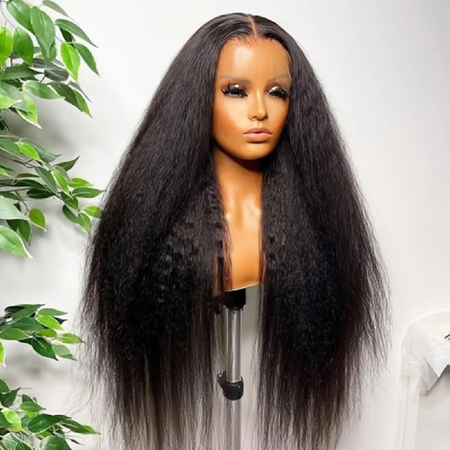 250D Invisible Strap Lace Wig Human Hair 360 Full Lace Front Human Hair Wig Kinky Straight Lace Frontal Wig Glueless Wigs
