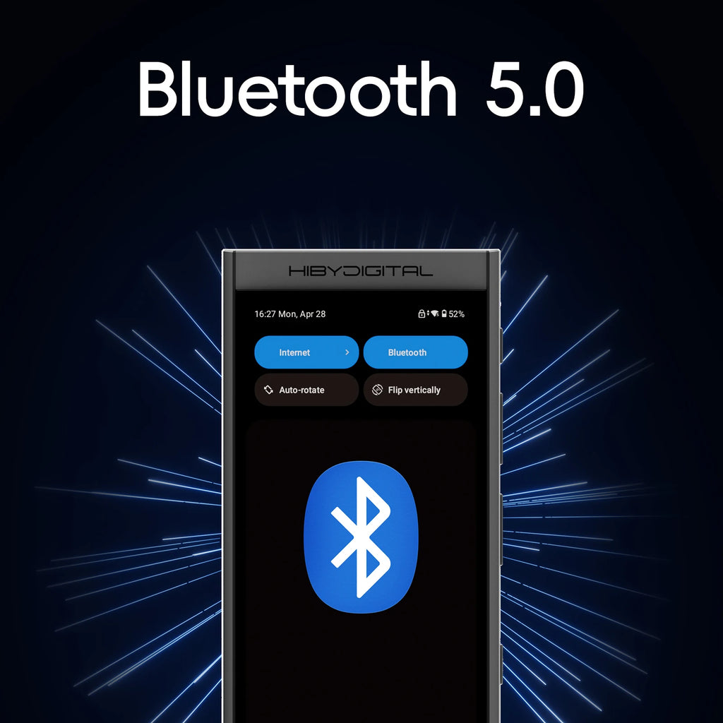HiBy Digital M300 Android 13 Music Player MP3 HiFi Audio Bluetooth WiFi DSD256 FM Radio Dual Mic Built-in Speaker IPS 29hr 128GB