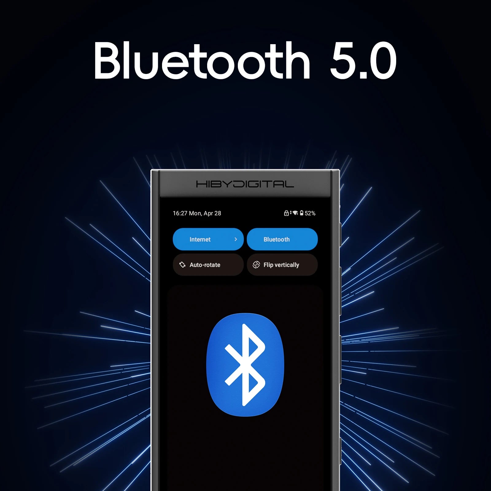 HiBy Digital M300 Android 13 Music Player MP3 HiFi Audio Bluetooth WiFi DSD256 FM Radio Dual Mic Built-in Speaker IPS 29hr 128GB