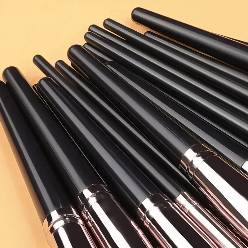 Complete Professional Makeup Brushes Set All in One Kit for Eyeshadow Eyeliner Face and Detailed Cosmetics Application Tools
