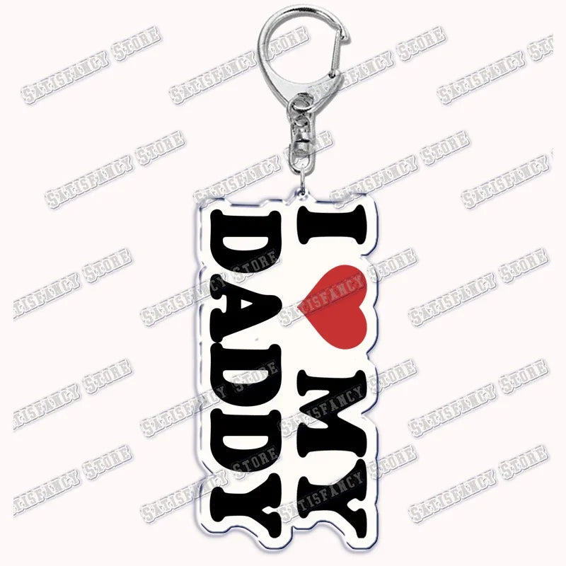 Custom I Love You My Fictional Boyfriend Awesome Girlfriend Keychain Emo Boys Hot Wife Mom Dad Key Ring Keychains Bf Gf Gifts