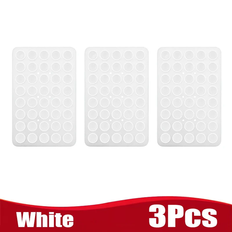Silicone Suction Cup Phone Holde Multifunctional Fixed Anti-slip Mobile Fixture Double Sided Detachable Phone Rubber Sucker Pad