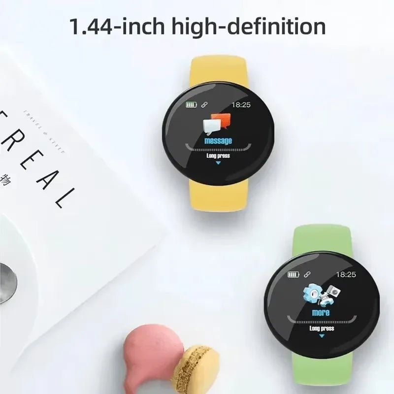 D18 Smartwatch Circular Color Screen Multiple Sports Modes Call Information Reminder Photo Taking Music Smart Bracelet 2026