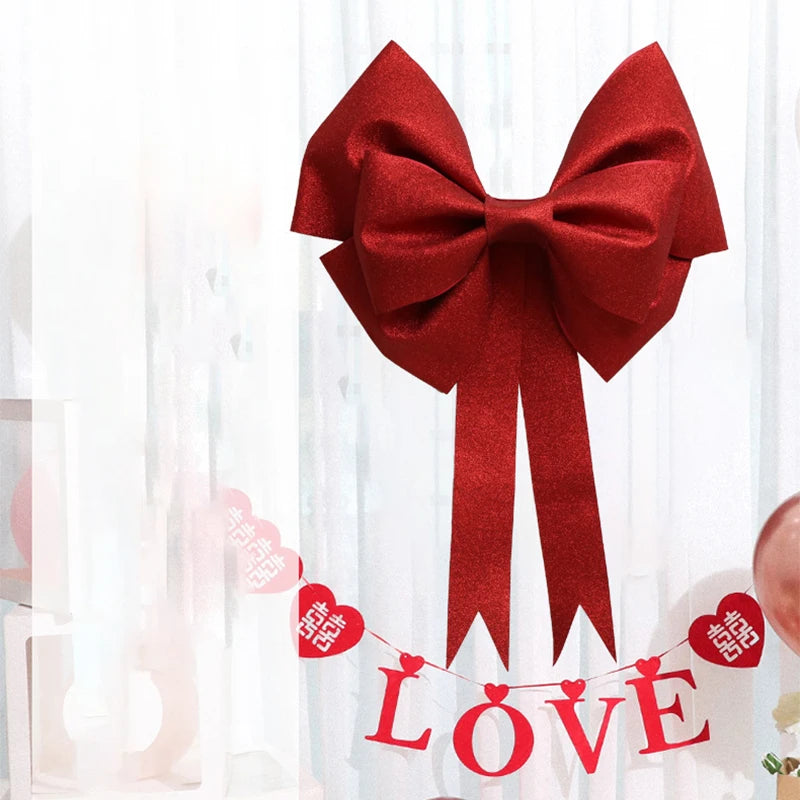 30/50/75cm Big Bow Birthday Wedding Christmas Party Wall Background Decor EVA Bow Make Kit DIY Bow knot Handmade Material