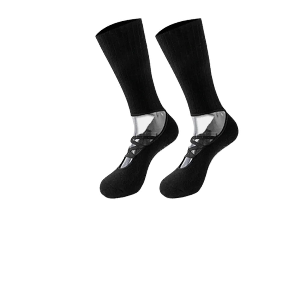 New Cotton Pilates Socks Harajuku Street Breathable Yoga Socks Non-Slip Grip Casual Strappy Grip Sock