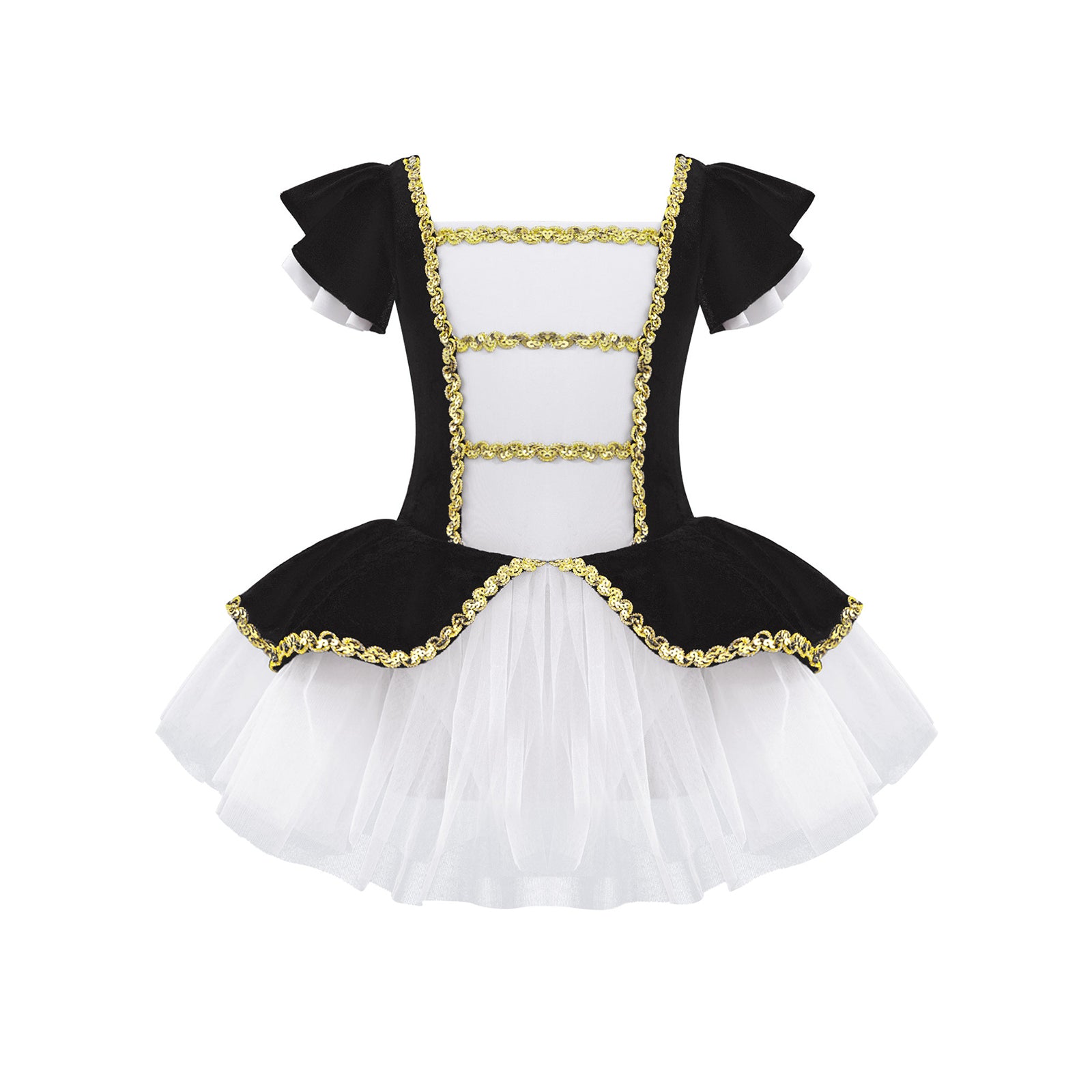 Kids Girls Children Dancer Ballet Dance Dress Gymnastic Leotard Tutu Princess Dress for Stage Performance Clothes Christmas Gift