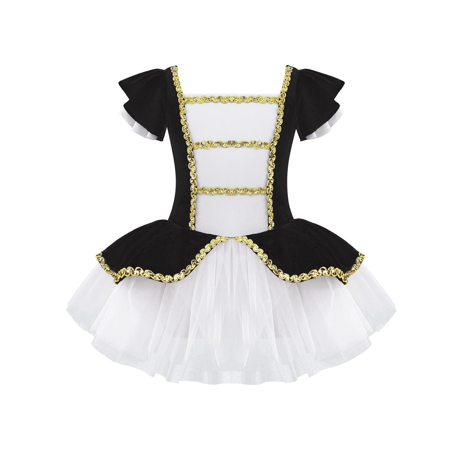 Kids Girls Children Dancer Ballet Dance Dress Gymnastic Leotard Tutu Princess Dress for Stage Performance Clothes Christmas Gift