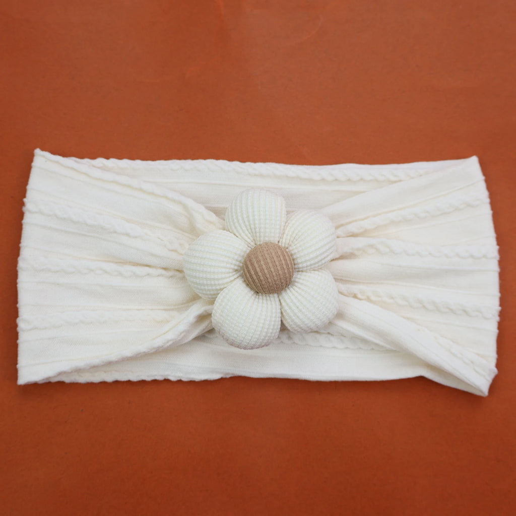 New Flower Nylon Girl Hairband Elastic Soft Baby Headband for Children Turban Headwear for Newborn Baby Kids Hair Accessories