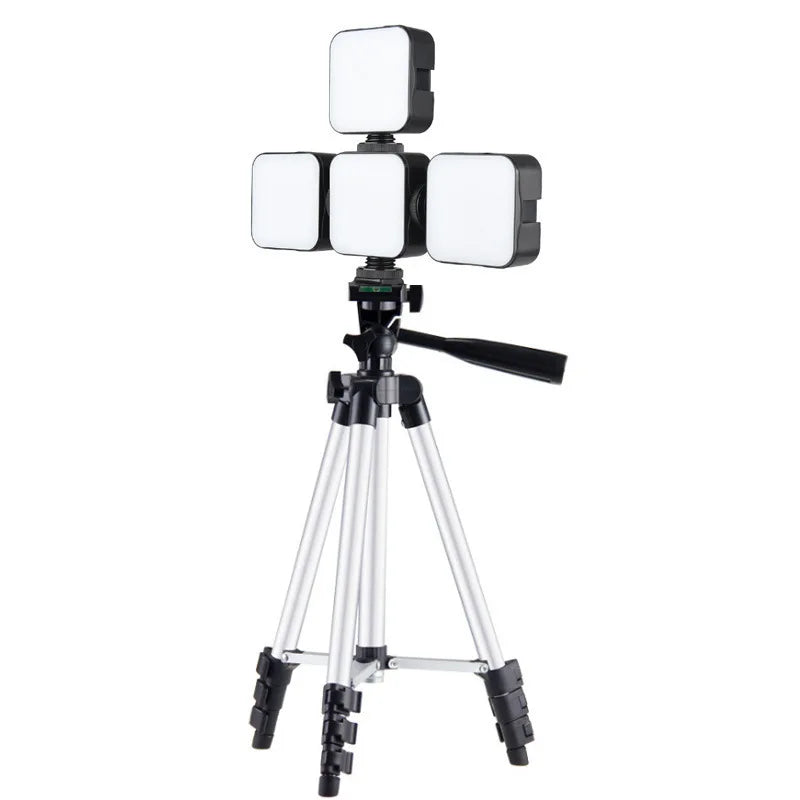 New Rechargeable 6500K LED Video Light Mini Camera Light Fill Lamp Portable Photography Lighting for Vlog Live Streaming DSLR