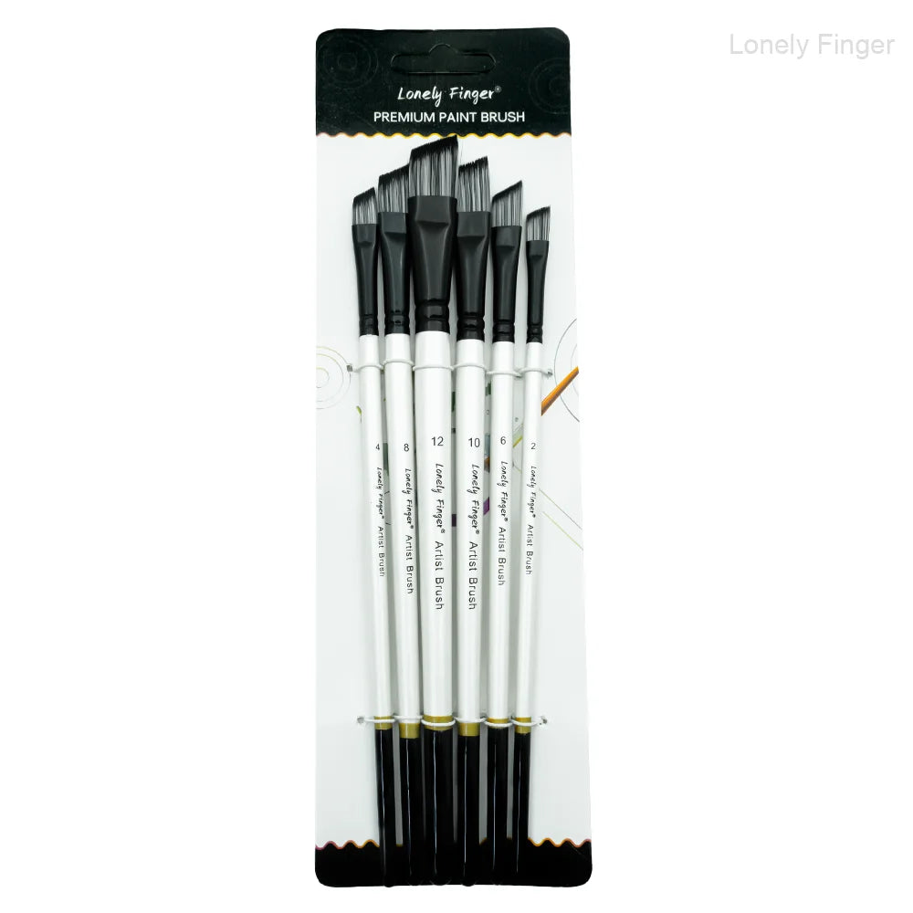 6/24pcs Artist Paint Brushes Set Artist Paintbrushes For Acrylic Oil Watercolor Acrylic Painting For Body Face Rock Canvas