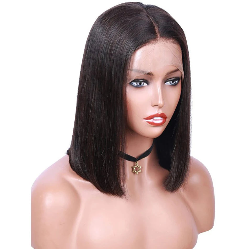 Bob Wigs Human Hair 13x4 Full Frontal Wigs For Women Lace Front Human Hair Wigs Straight Brazilian Human Hair Short Bob Wigs