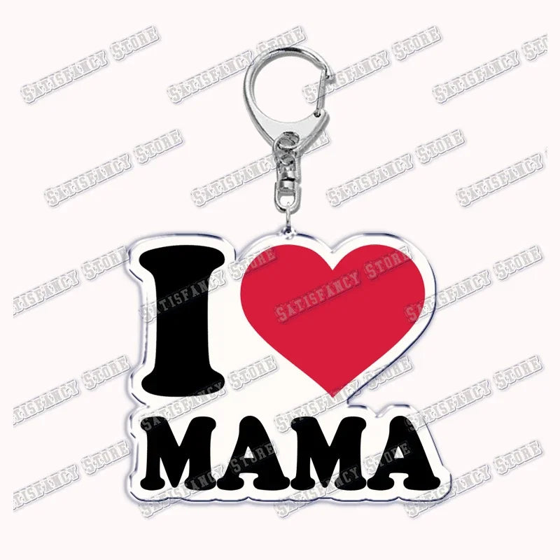 Custom I Love You My Fictional Boyfriend Awesome Girlfriend Keychain Emo Boys Hot Wife Mom Dad Key Ring Keychains Bf Gf Gifts