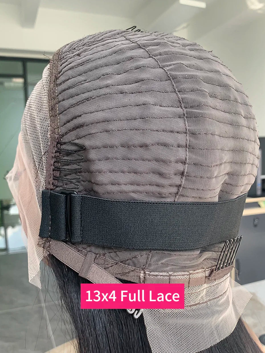 5x5 13x4 13x6 Bone Straight Bob Short Wigs Half Lace Front Wig Human Hair Vietnamese Raw Human Hair Lace Frontal Wig 250 Density