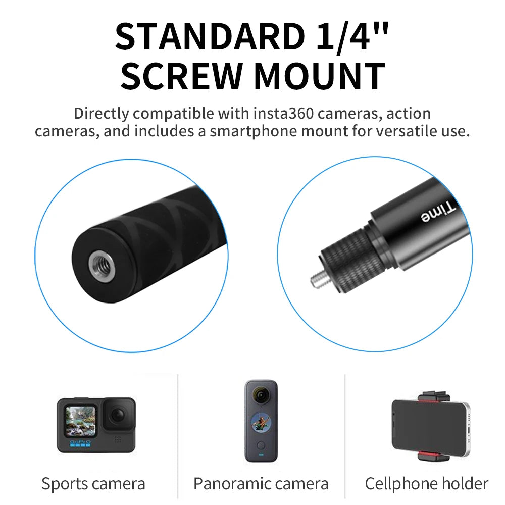 For Insta360 Invisible Selfie Stick Bullet Time Bundle Handle for Insta 360 x5 x4 GO 3S Ace Pro GO 3 x3 Stick Accessories