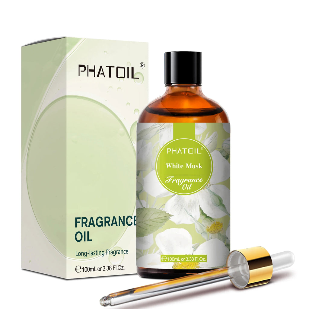 PHATOIL 100ml Aroma Fragrance Oil Fresh Linen Bubble Gum Baby Powder Angel Aromatherapy Essential Oils For Skin Candle Making