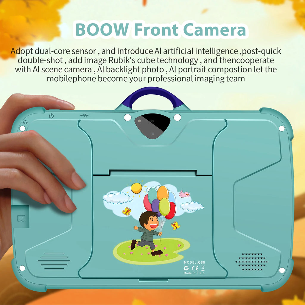 2024 New Arrival 7 Inch WiFi Kids' tablet Octa Core 4GB RAM 64GB ROM Google Learning Education Version Dual Cameras Tablets