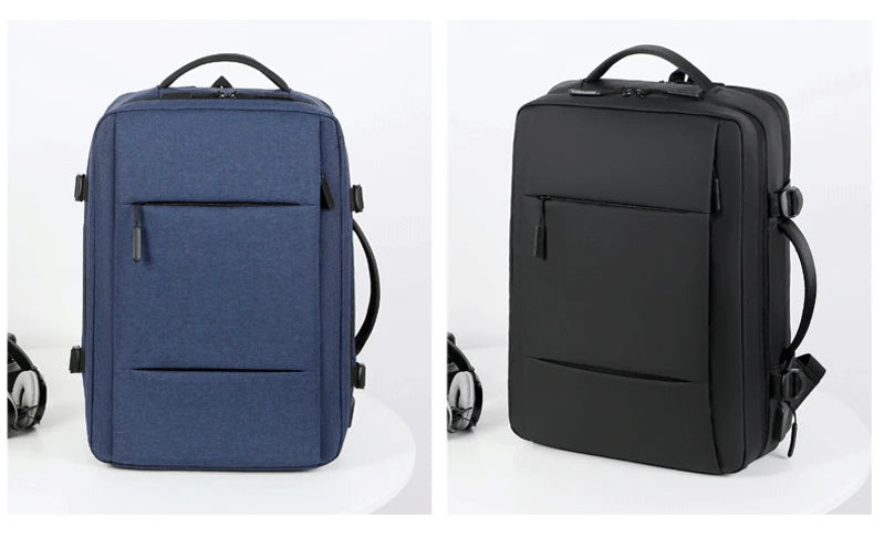 Men Large Capacity Backpack USB Charging Male Laptop Bagpack Waterproof Business Travel Back Pack Luggage Bag Mochila