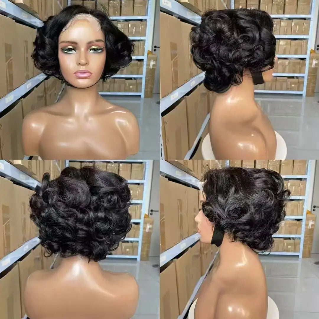 Chocolate Brown Ombre Loose Wave 4x4 HD Lace Closure Wig - 100% Vietnamese Human Hair