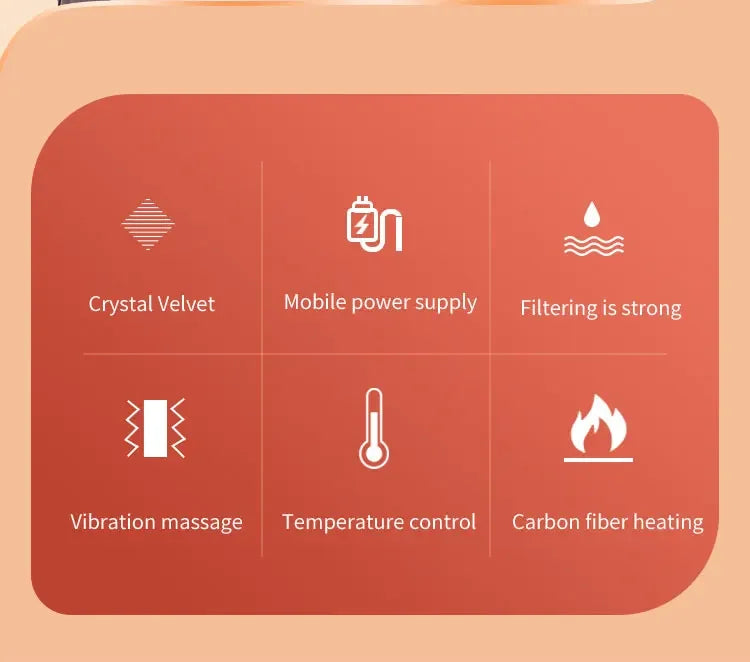 Electric Heating Shoulder Neck Pad Cervical Wrap Three Gear Thermal Compress Massager Vibration Shawl Warm Back Tool Relax Brace