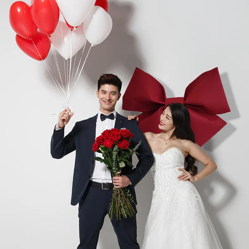 30/50/75cm Big Bow Birthday Wedding Christmas Party Wall Background Decor EVA Bow Make Kit DIY Bow knot Handmade Material