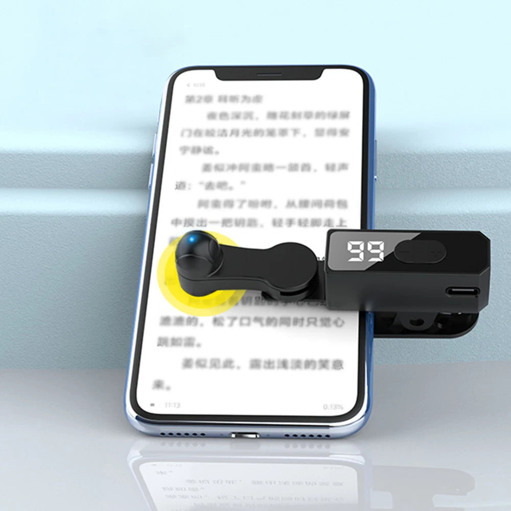 Auto Clicker for Phone Smart Automatic Screen Clicker Digital Display Phone Screen Tapper for Game Live Broadcasts Screen Device