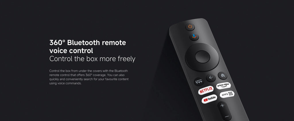 Global Version Xiaomi TV Box S 3rd Gen 4K Ultra HD Wifi 6 Bluetooth 5.2 32GB ROM Google TV Google Assistant Smart Media Player