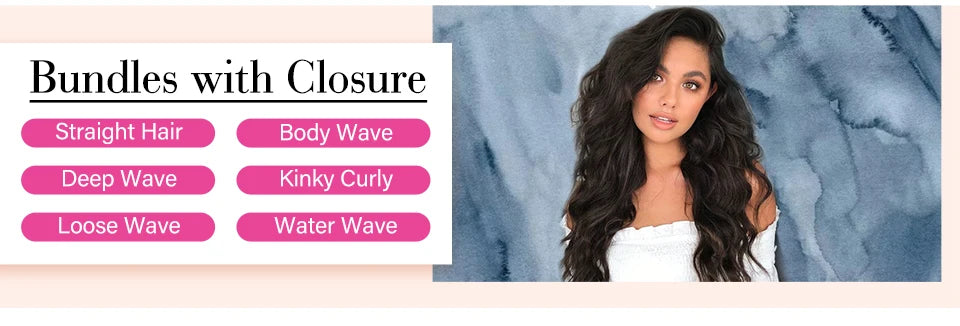 ALI GRACE Hair Brazilian Straight Human Hair 4 Bundles 100% Remy Human Hair Weaves Natural Color Straight Hair Bundle 10-28 inch