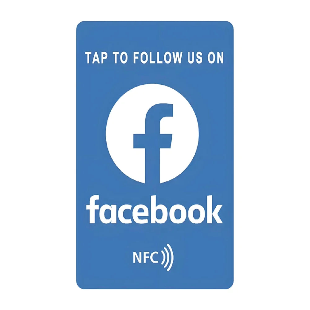 Hilo Universal NFC Google Review Cards Facebook Instagam for iPhone/Android Tap URL Writing Social Business Review Cards