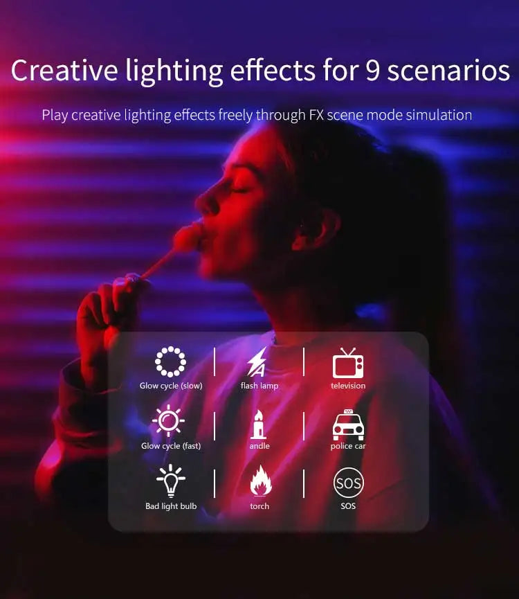 Mini RGB Hot Boot Fill Light Live Photography LED Portable Atmosphere Beauty Mobile Camera Pocket Adjustable
