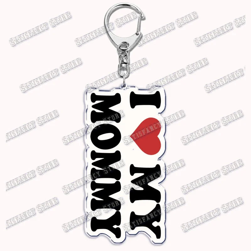 Custom I Love You My Fictional Boyfriend Awesome Girlfriend Keychain Emo Boys Hot Wife Mom Dad Key Ring Keychains Bf Gf Gifts