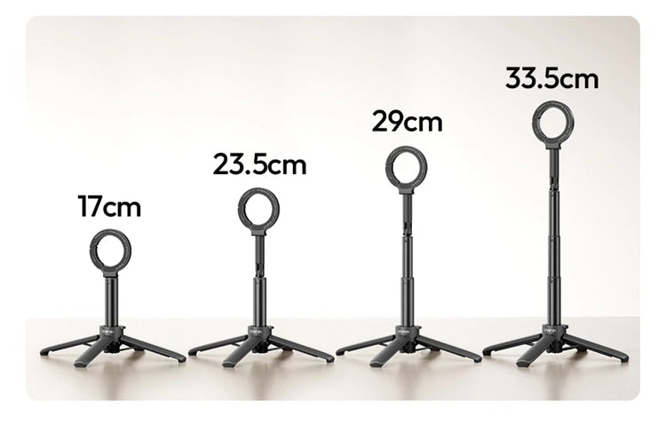 Ulanzi MT71 MagLock Mini Selfie Stick 4-Section Extendable Pole Cell Phone Accessories Tripod for Vlog Tiktok Live Streaming