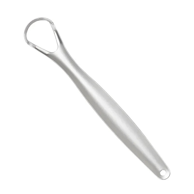 혀클리너 1pc Stainless Steel Tongue Scraper Cleaner Fresh Breath Cleaning Coated Tongue Toothbrush Oral Hygiene Care Tools