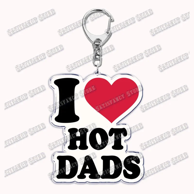 Custom I Love You My Fictional Boyfriend Awesome Girlfriend Keychain Emo Boys Hot Wife Mom Dad Key Ring Keychains Bf Gf Gifts