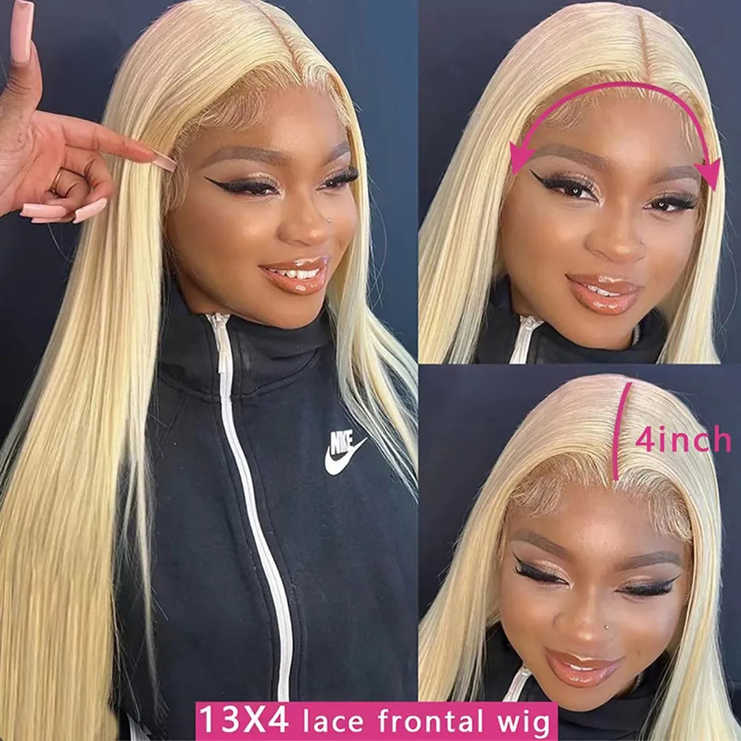 250 Density 613 Hd Lace Frontal Wig 13x6 Wig Human Hair Straight 13x4 Lace Front Transparent Lace Honey Blonde Wigs For Women