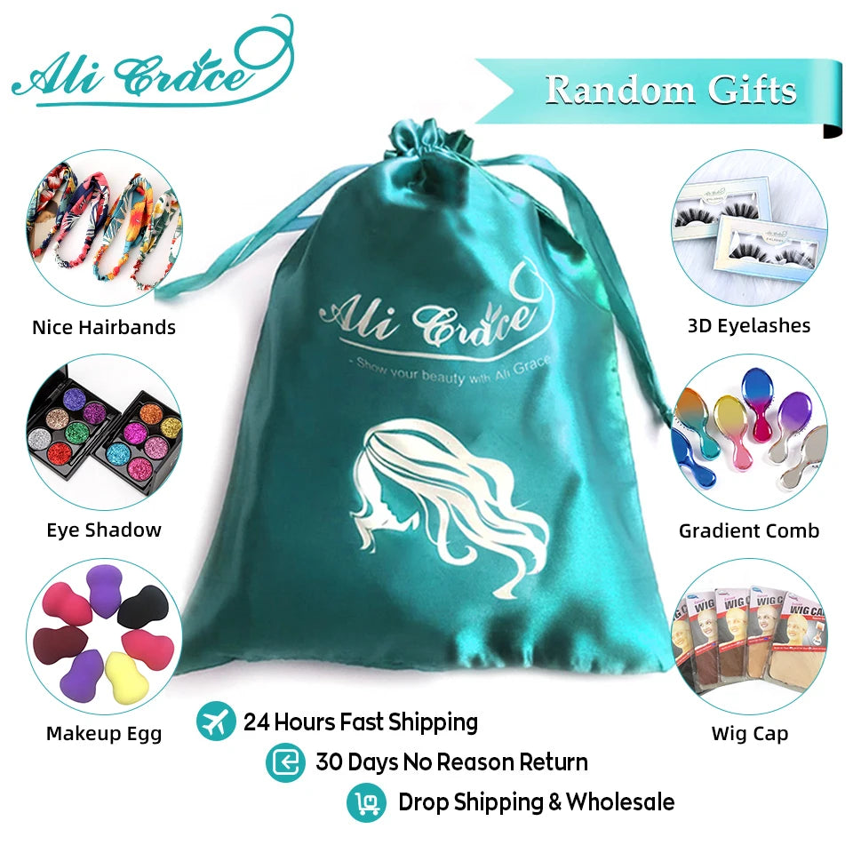 Ali Grace Body Wave Lace Front Wig Body Wave Human Hair Wigs for Women Brazilian Hair Pre-Plucked 13x4 Lace Frontal Hair Wigs