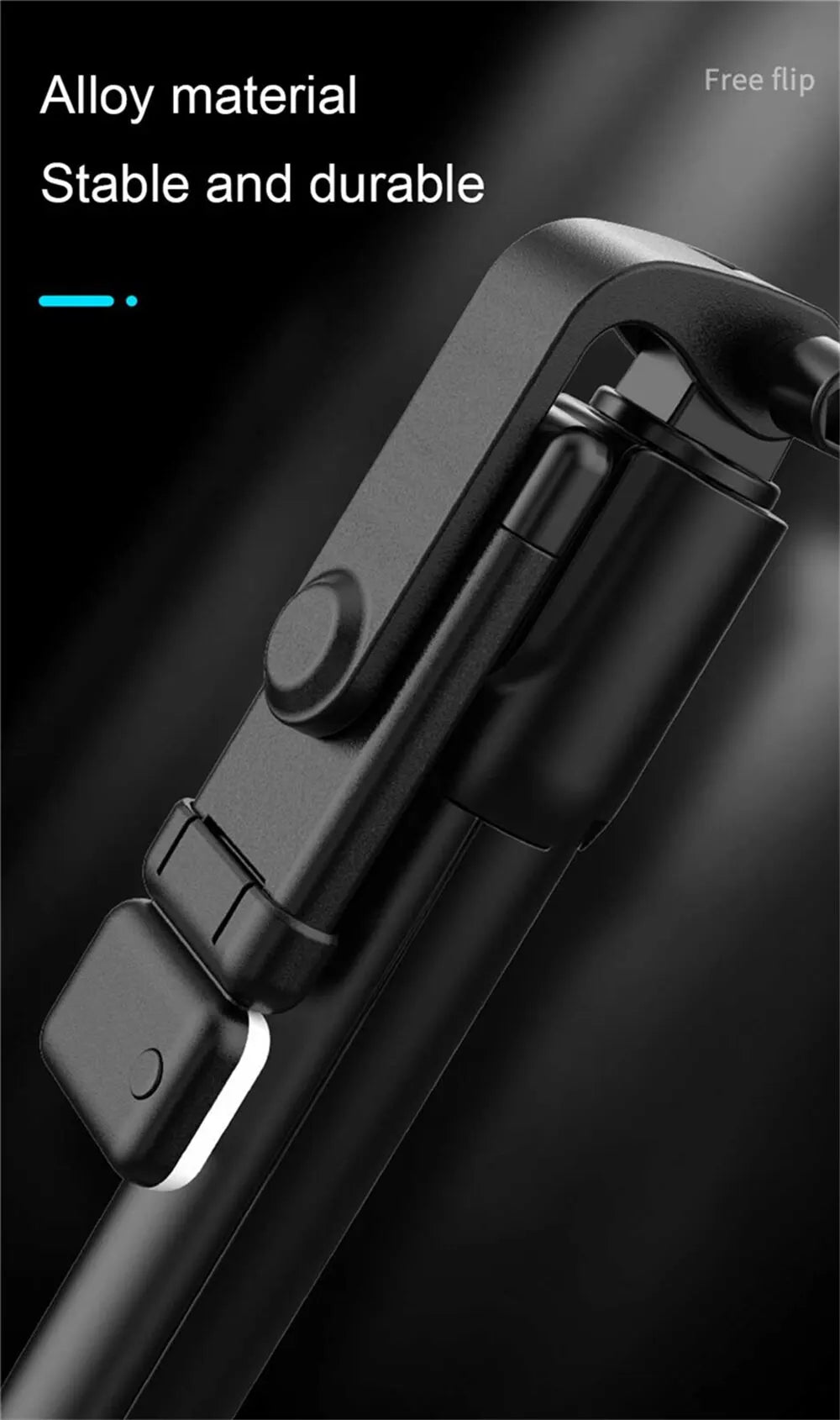 Portable Wireless Bluetooth Selfie Stick Tripod With LED Light Bluetooth Remote Foldable Tripod For Smartphone Video Live Holder