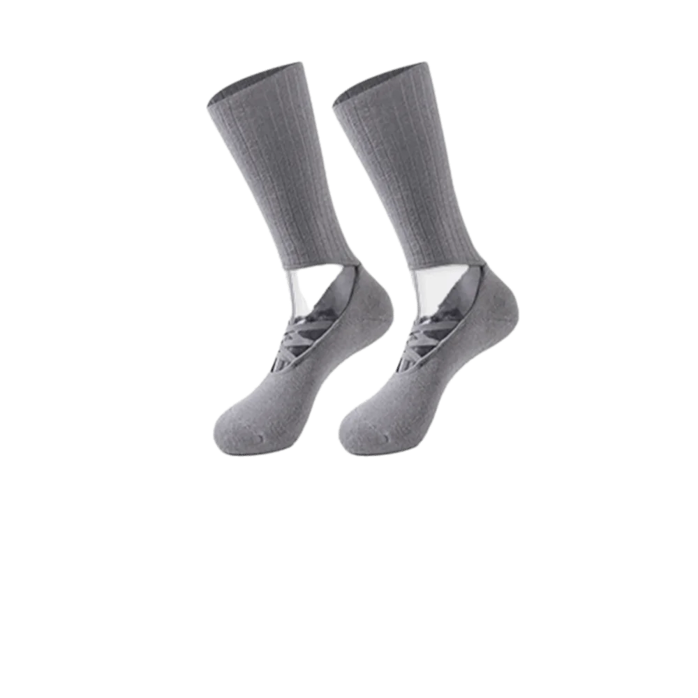 New Cotton Pilates Socks Harajuku Street Breathable Yoga Socks Non-Slip Grip Casual Strappy Grip Sock