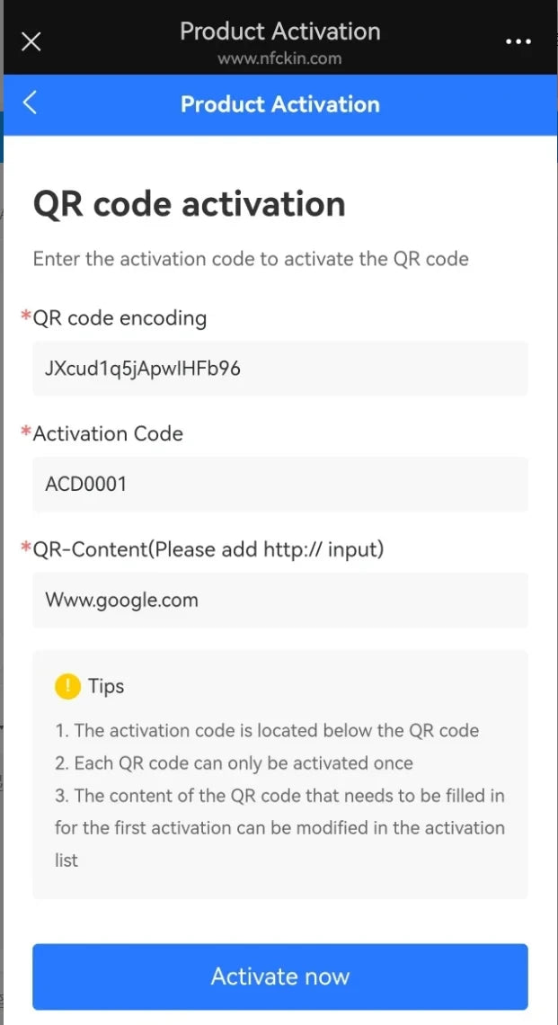 Hilo Programmable NFC215 Google Review Card NFC Station Table 13.56Mhz QR code can be independently set to link Standing Card