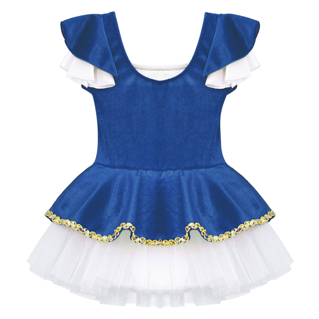Kids Girls Children Dancer Ballet Dance Dress Gymnastic Leotard Tutu Princess Dress for Stage Performance Clothes Christmas Gift