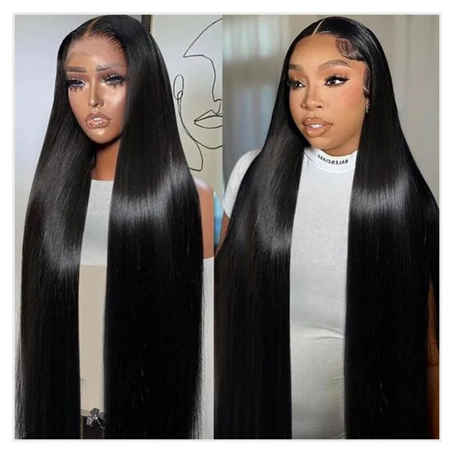 300 400 High Density Lace Wig 13x4 13x6 HD Straight Lace Front Wig PrePlucked 360 Lace Frontal Wig Vietnamese Raw Human Hair Wig