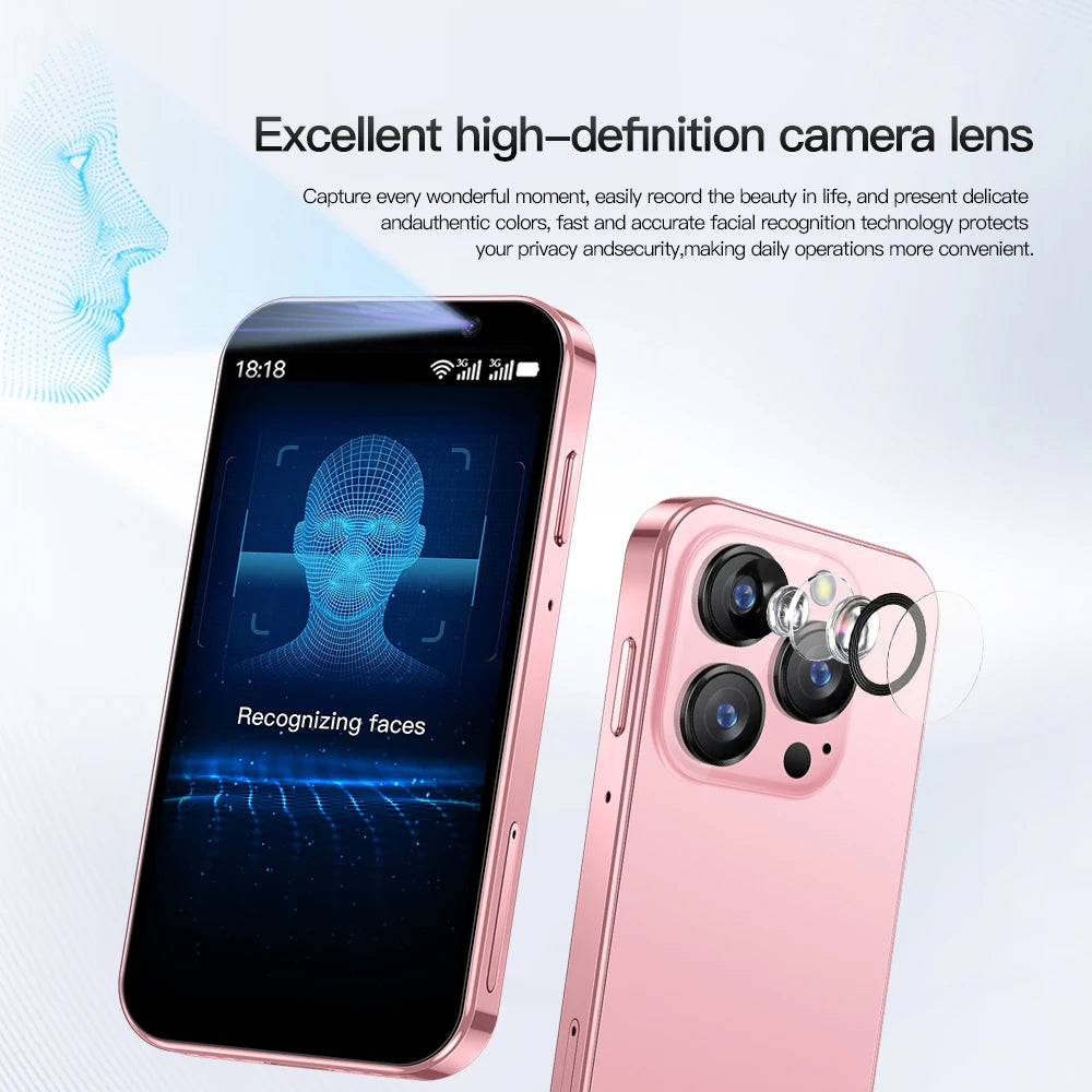 SERVO 16SE Mini Smartphone 16GB ROM Android 9.0 Wifi Dual SIM Standby Play Store 3G WCDMA 3.0"Little Smart Cellphone New Version